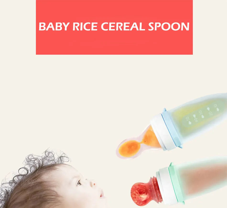 Imebaby Baby Feeding Bottle Dolphin Silicone Rice Cereal Spoon Newborn Tableware Baby Goods Feeding Spoon