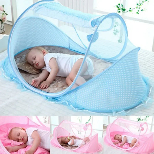 Portable Foldable Baby Sleep Tent with Mosquito Net for 0-3 Years