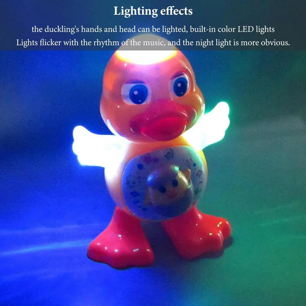 Dancing Duck Musical Toys Children Dancing Duck Toy Cartoon Musical Electric Dancing Duck Toy  for Infants Babies Kids Gifts