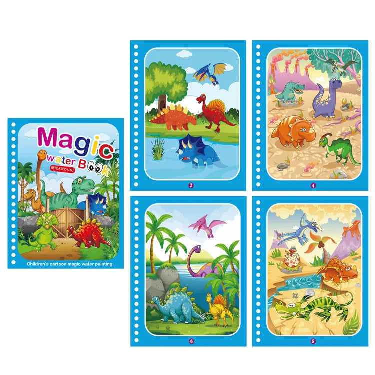 NEW Kids Magic Water Drawing Books Coloring Books Painting Toys for Kids Birthday Christmas New Year Gift for Boys and Girls