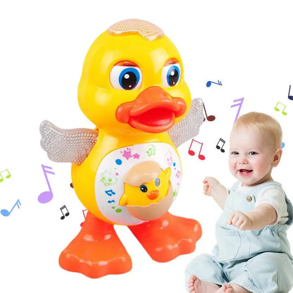 Dancing Duck Musical Toys Children Dancing Duck Toy Cartoon Musical Electric Dancing Duck Toy  for Infants Babies Kids Gifts