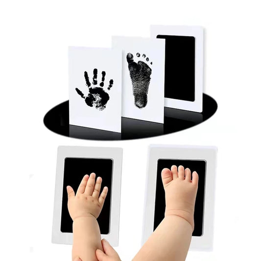 Newborn DIY Hand & Footprint Kit Ink Pads Photo Frame Souvenir