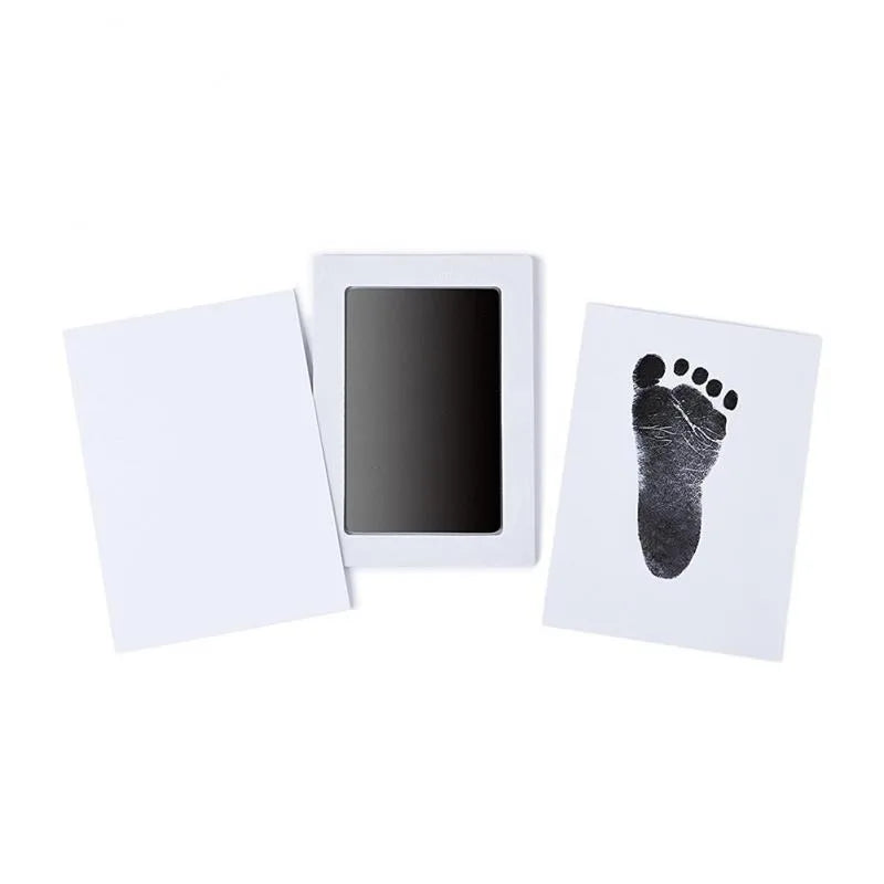 Newborn DIY Hand & Footprint Kit Ink Pads Photo Frame Souvenir