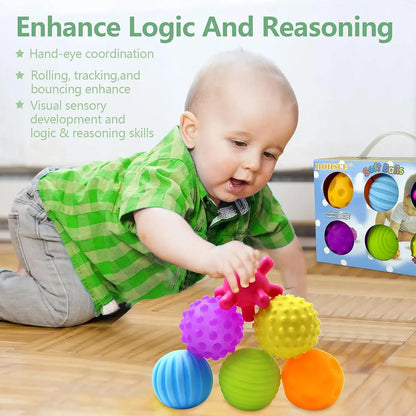 Sensory Balls for Baby Sensory Baby Toys 1 2 Years Old Activity Textured Multi Soft Ball Montessori Toys for Babies 6-12 Months